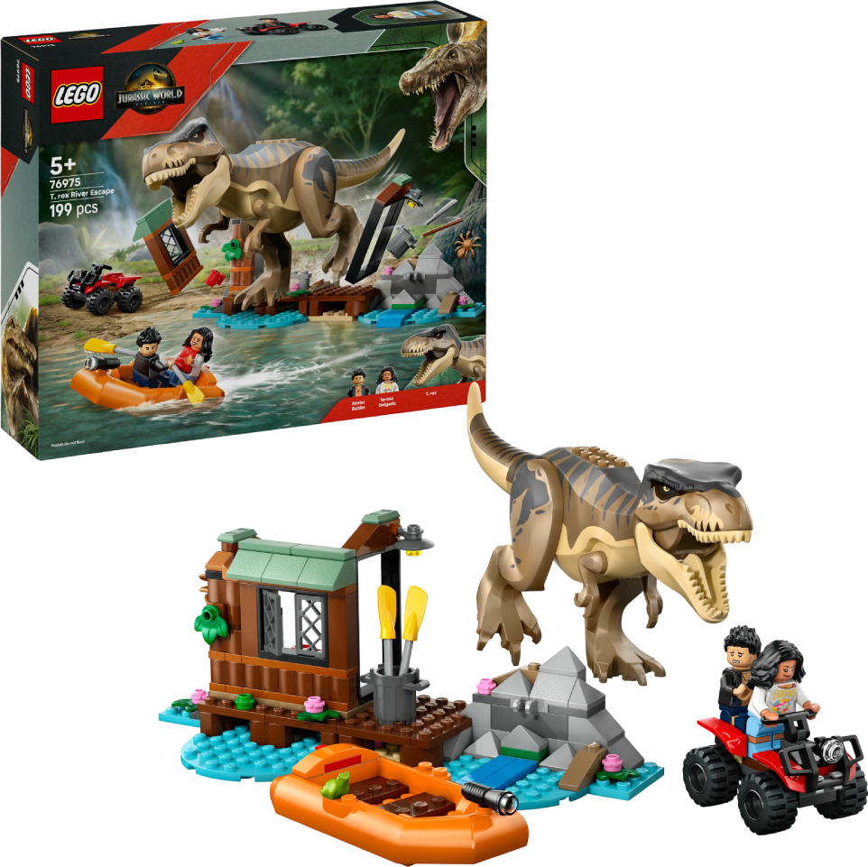 Конструктор LEGO  Jurassic World Побег по реке от тираннозавра (76975) - Фото 1