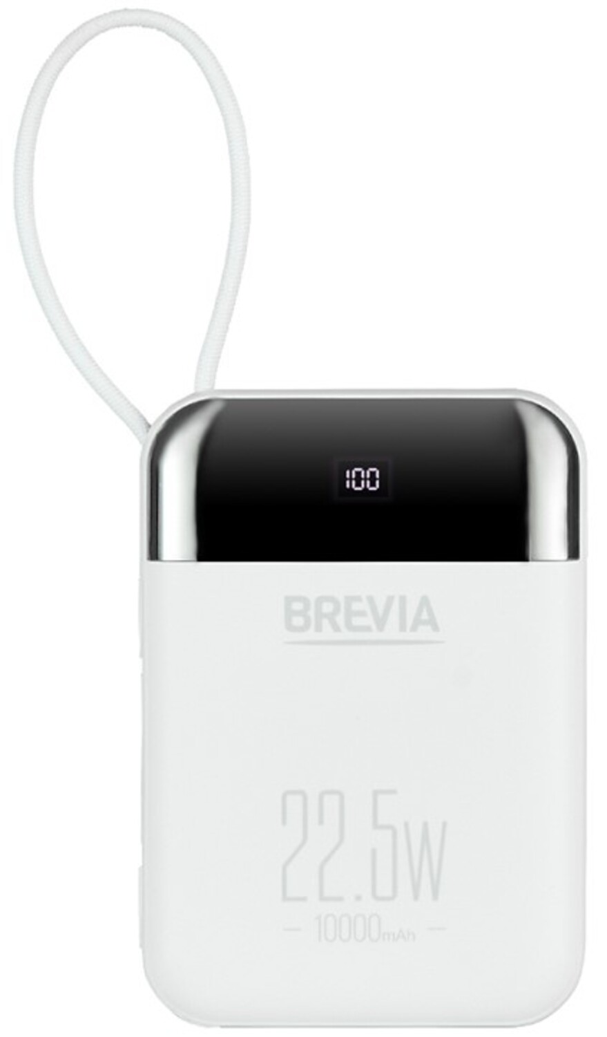 Купить Батарея мобильная Brevia 10000mAh 22.5W Type-C + Lightning Cable (45122) - Фото 1 Батарея мобильная Brevia 10000mAh 22.5W Type-C + Lightning Cable (45122) - Фото 1