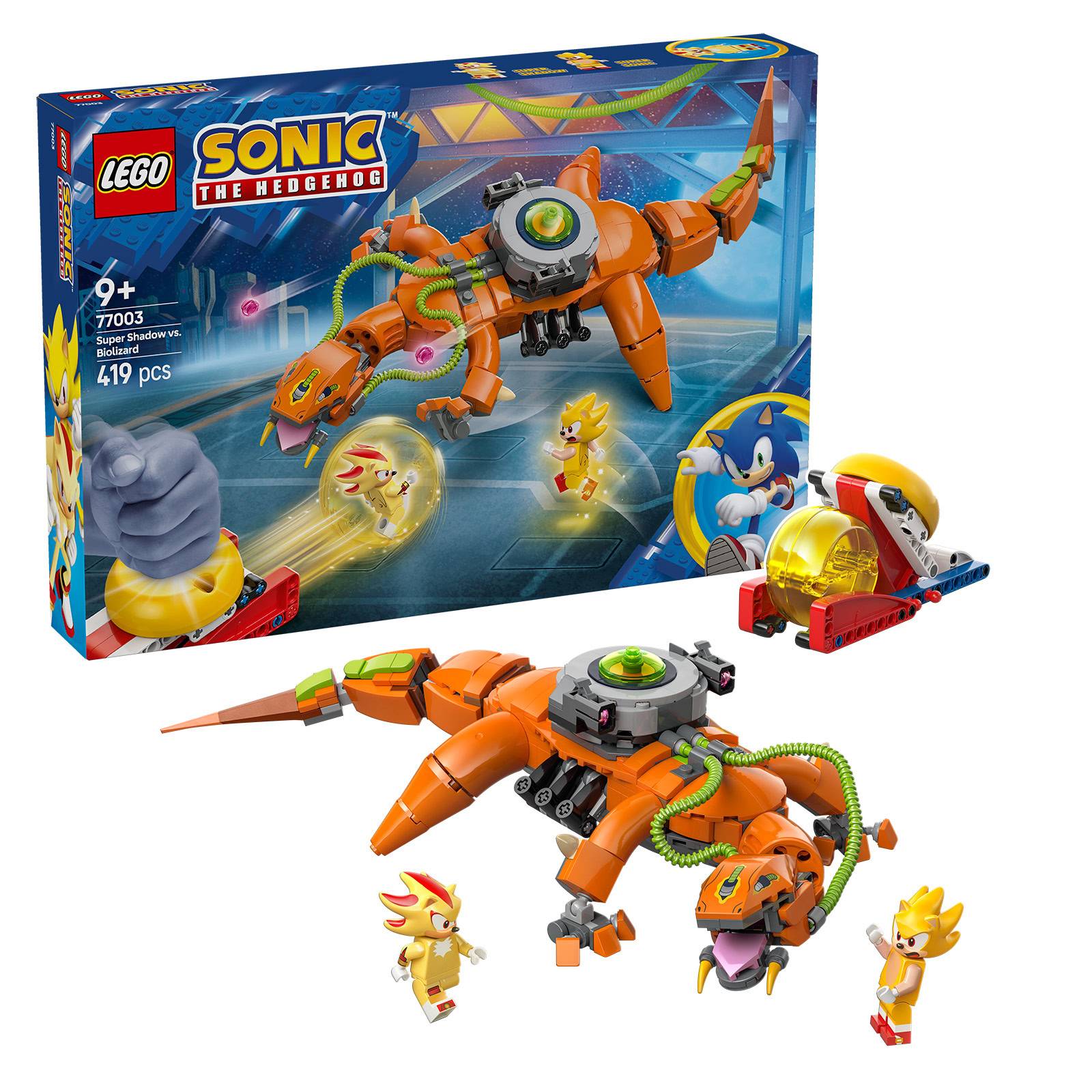 Конструктор LEGO Sonic Super Shadow vs. Biolizard (77003) - Фото 1