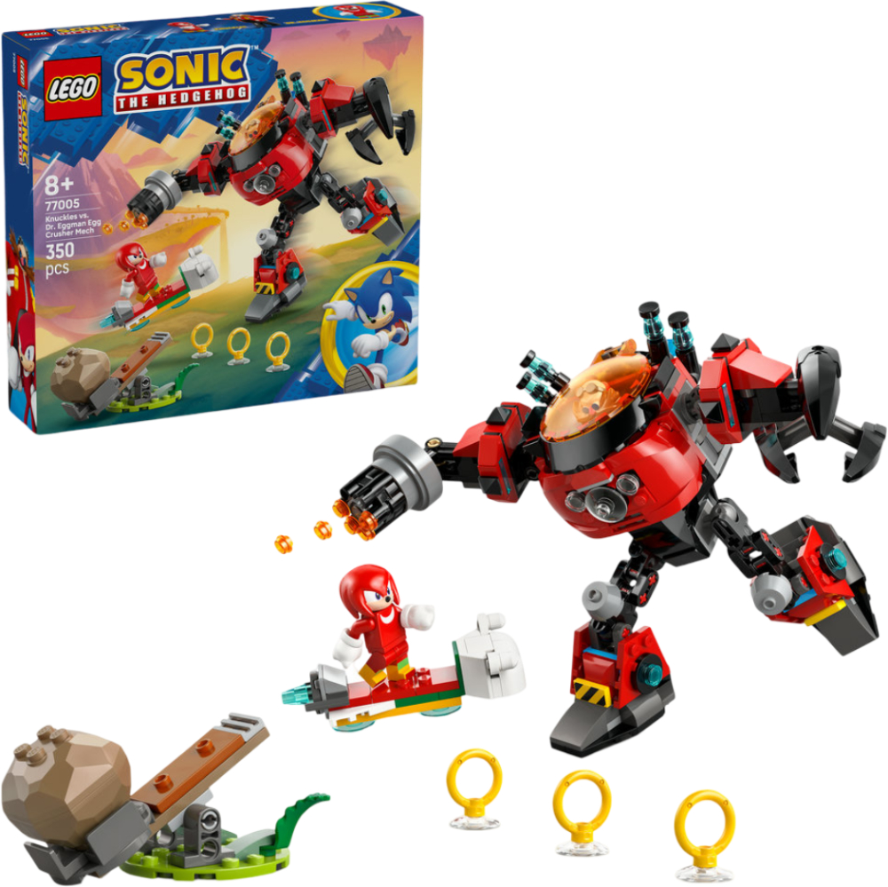 Конструктор LEGO  Sonic Knuckles против Dr. Eggman Egg Crusher Mech (77005) - Фото 1
