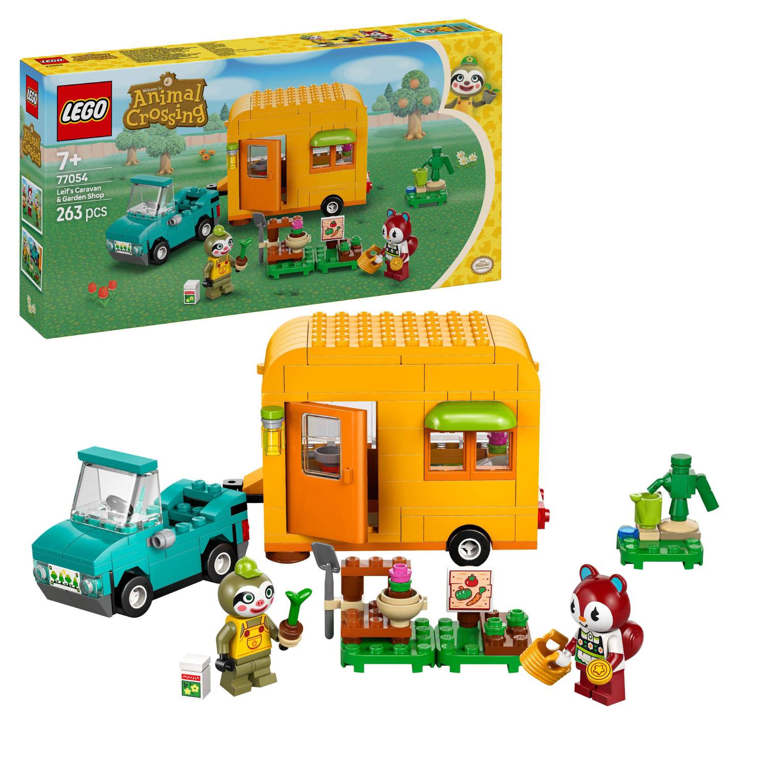 Конструктор LEGO Animal Crossing Садовый магазин и караван, принадлежащие Leif (77054) - Фото 1