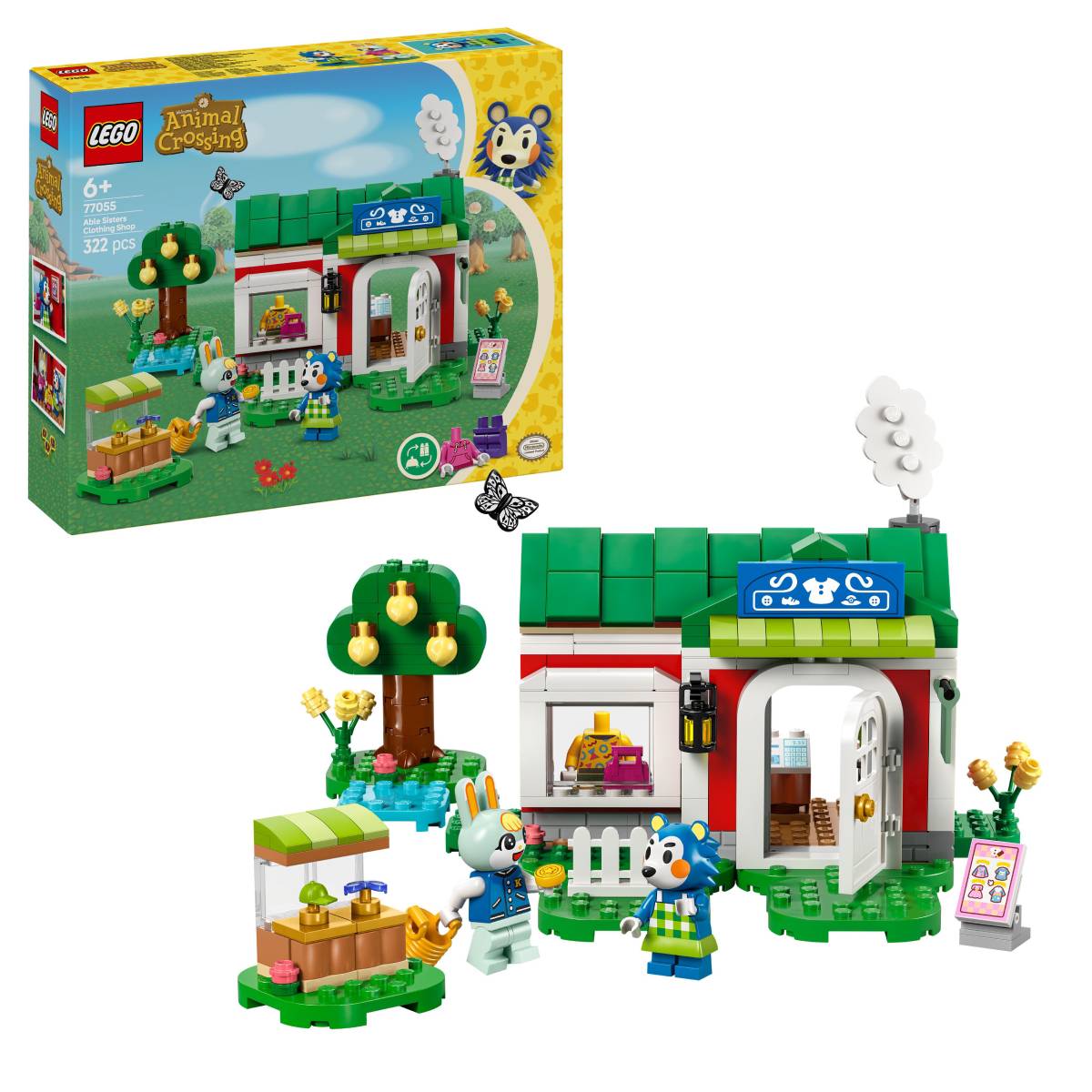Конструктор LEGO Animal Crossing Магазин одежды, принадлежащей Able Sisters (77055) - Фото 1
