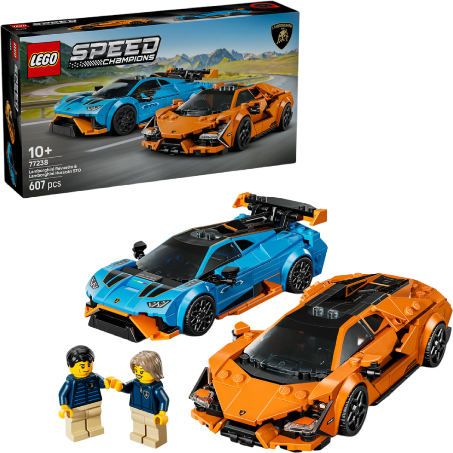 Конструктор LEGO  Speed Champions Lamborghini Revuelto и Huracán STO (77238) - Фото 1