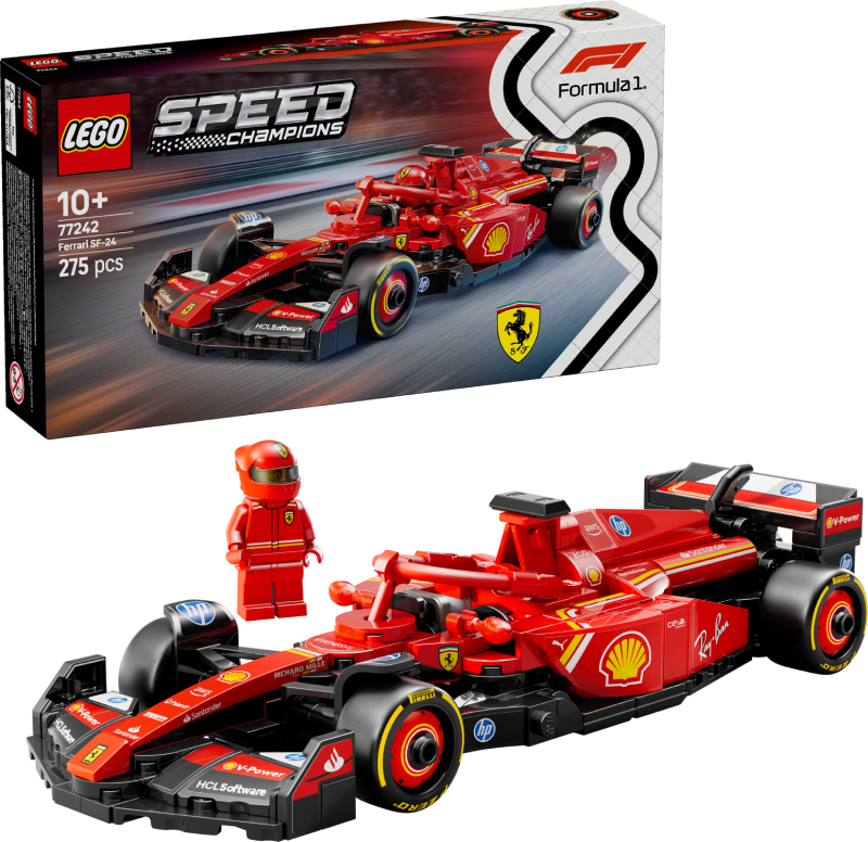 Конструктор LEGO Speed Champions Автомобіль для перегонів F1® Ferrari SF-24 (77242) - Фото 1