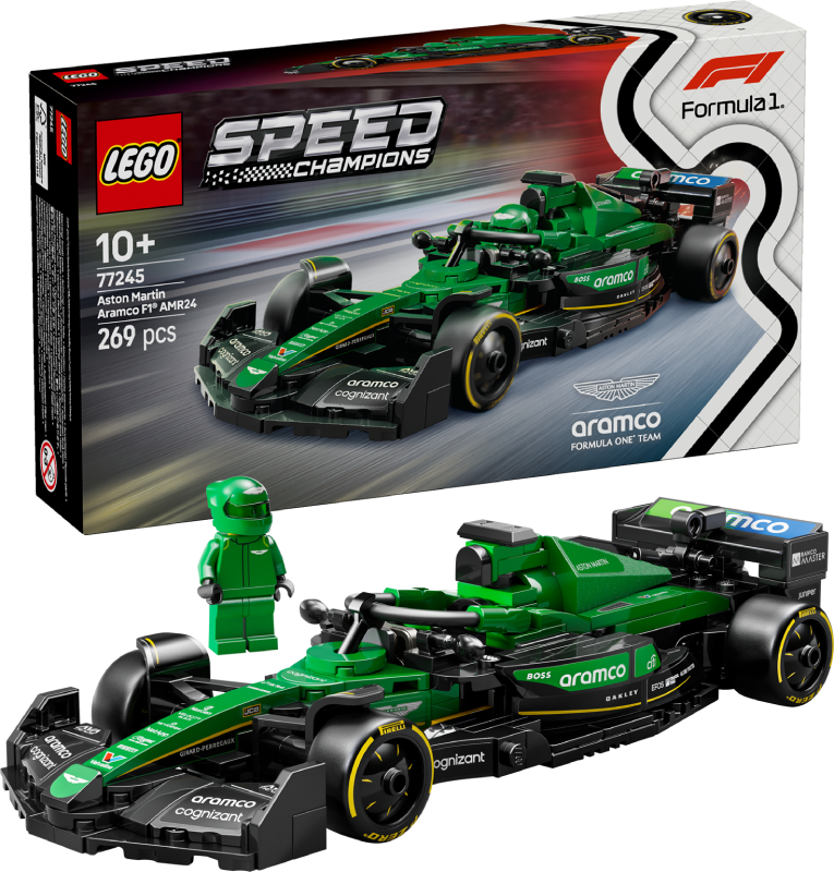 Конструктор LEGO Speed ​​Champions Автомобиль для гонки Aston Martin Aramco F1® AMR24 (77245) - Фото 1