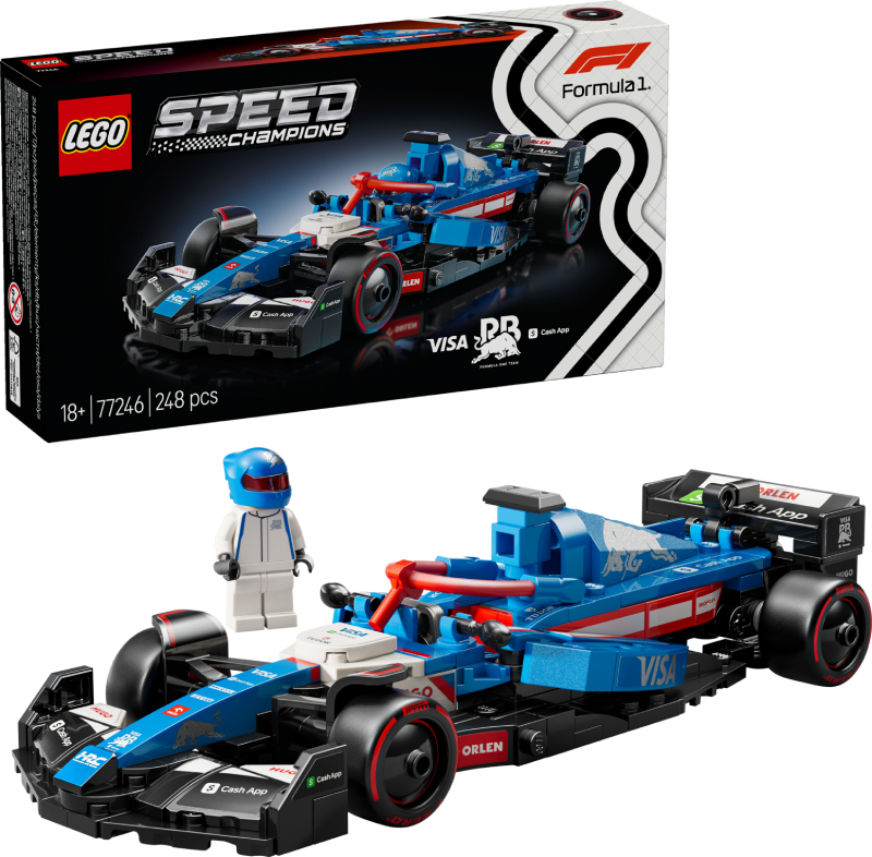 Конструктор LEGO Speed ​​Champions Автомобиль для гонки F1® Visa Cash RB VCARB 01 (77246) - Фото 1
