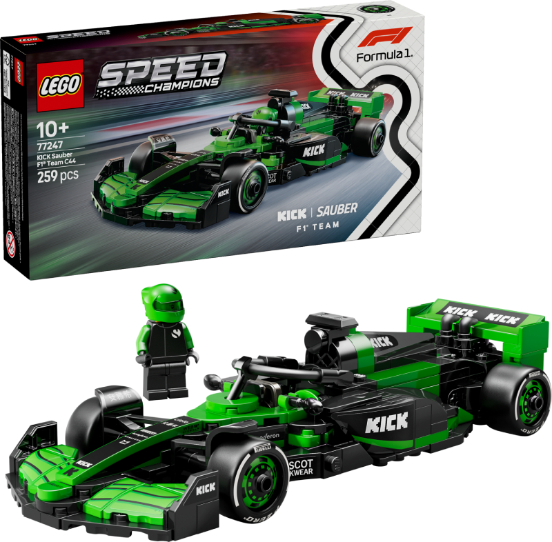 Конструктор LEGO Speed ​​Champions Автомобиль для гонки KICK Sauber F1® Team C44 (77247) - Фото 1