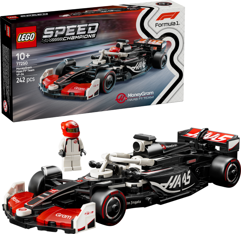 Конструктор LEGO Speed ​​Champions Автомобиль для гонки MoneyGram Haas F1® Team VF-24 (77250) - Фото 1