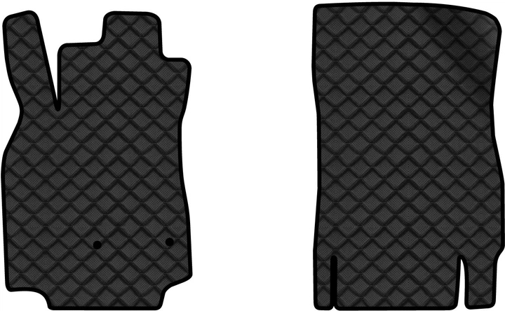 Коврики из экокожи в салон авто передние EVAtech для Megane (III) BOSE 5-doors MT Renault 2008-2016 3 поколение Htb EU RT33095ALZ2RN2BBLB - Фото 1