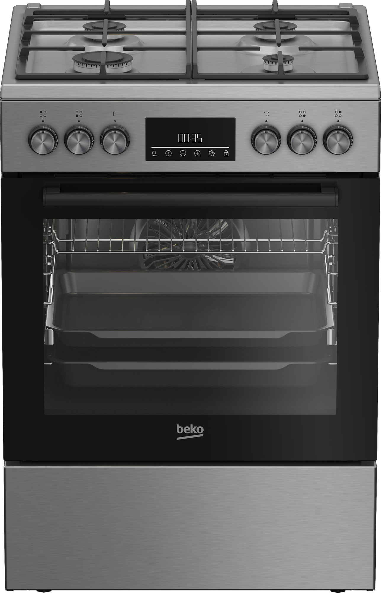 Уценка - Плита газовая Beko FBM62330GXTN - Фото 1