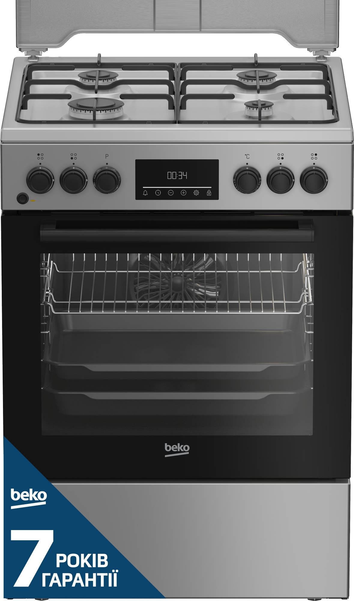 Плита газова Beko FBM62320SDS - Фото 1