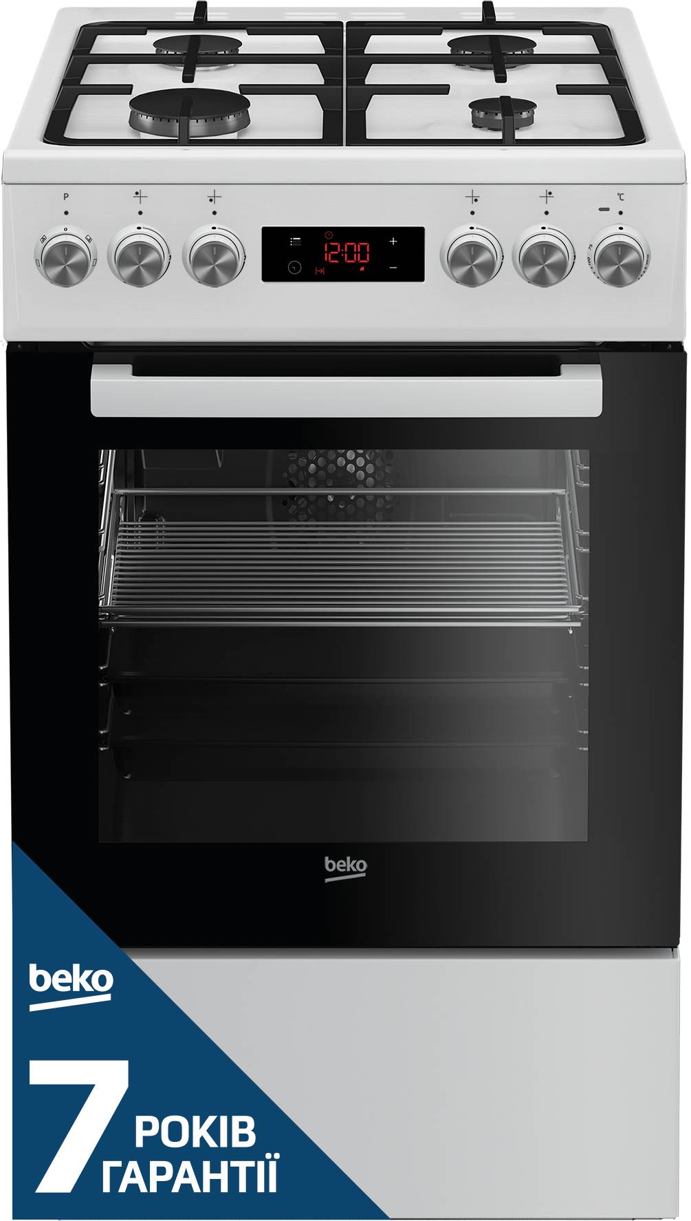 Плита газовая Beko FSM52332DWDS - Фото 1