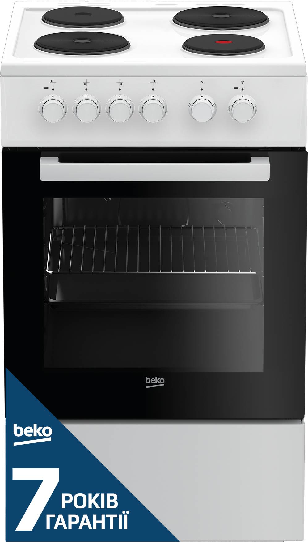 Плита електрична Beko FSS56000GW - Фото 1