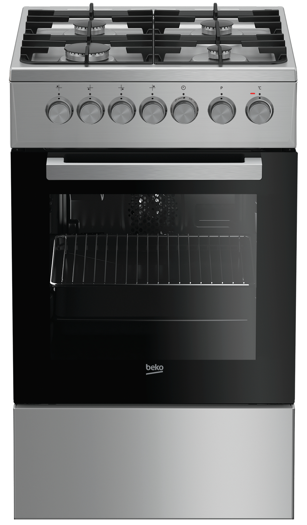 Уценка - Плита газовая Beko FSE52130DX - Фото 1