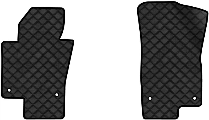 Килимки з екошкіри в салон авто передні EVAtech ECO для Passat (B6) (with armrest) Volkswagen 2005-2010 6 покоління Sedan EU VW3264AH2AV4BBB - Фото 1