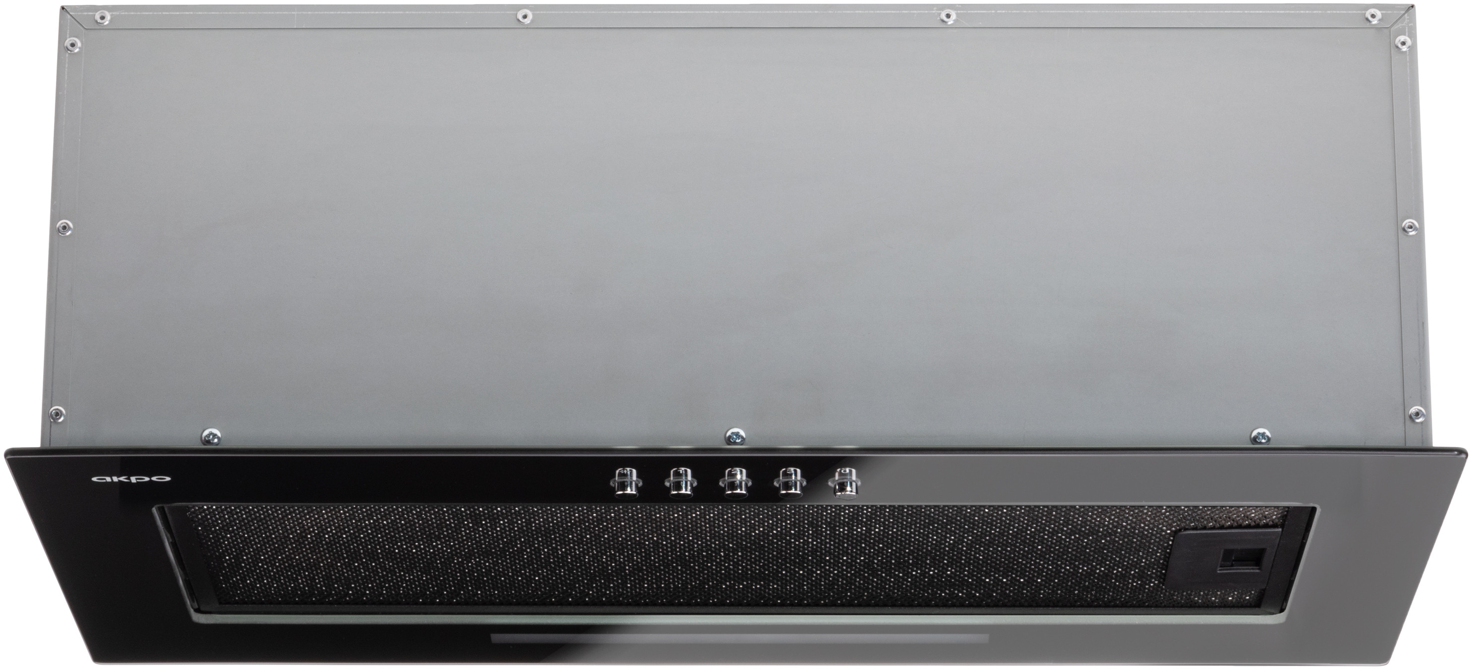 Вытяжка встраиваемая Akpo WK-7 Micra Glass 700 Black 60 - Фото 1