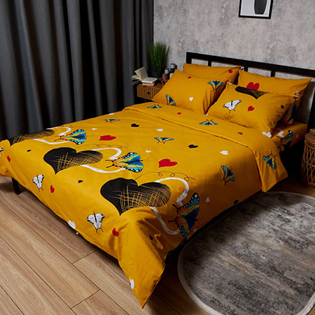 Пододеяльник двуспальный Moon&Star Бязь Gold Люкс Butterfly Bloom 175x210 см (MS-870001007) - Фото 1