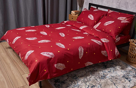 Пододеяльник полуторный Moon&Star Бязь Gold Люкс Lipstick 143 x 210 см (MS-870000285) - Фото 1