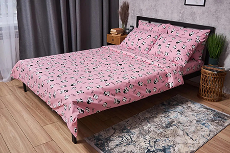 Пододеяльник полуторный Moon&Star Бязь Gold Люкс Pandas 143 x 210 см (MS-870000300) - Фото 1