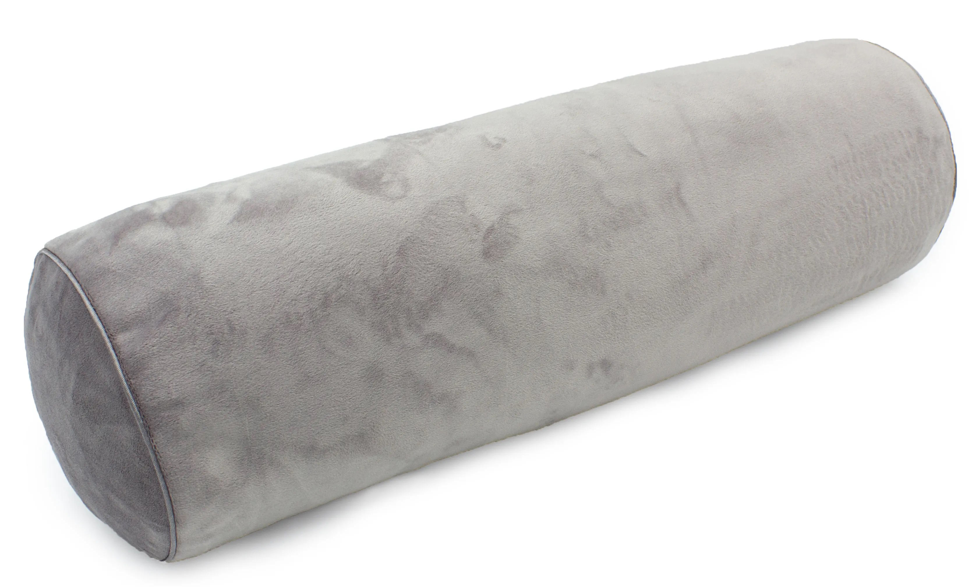 Подушка валик MirSon №8129 Velvet Line 28-0005 Ashen EcoSilk 60х16 см (2200006249146) - Фото 1