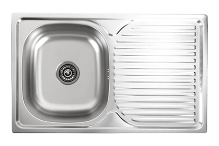Мойка кухонная Platinum ДЕКОР 7848 (0,8/180 мм) - Фото 1