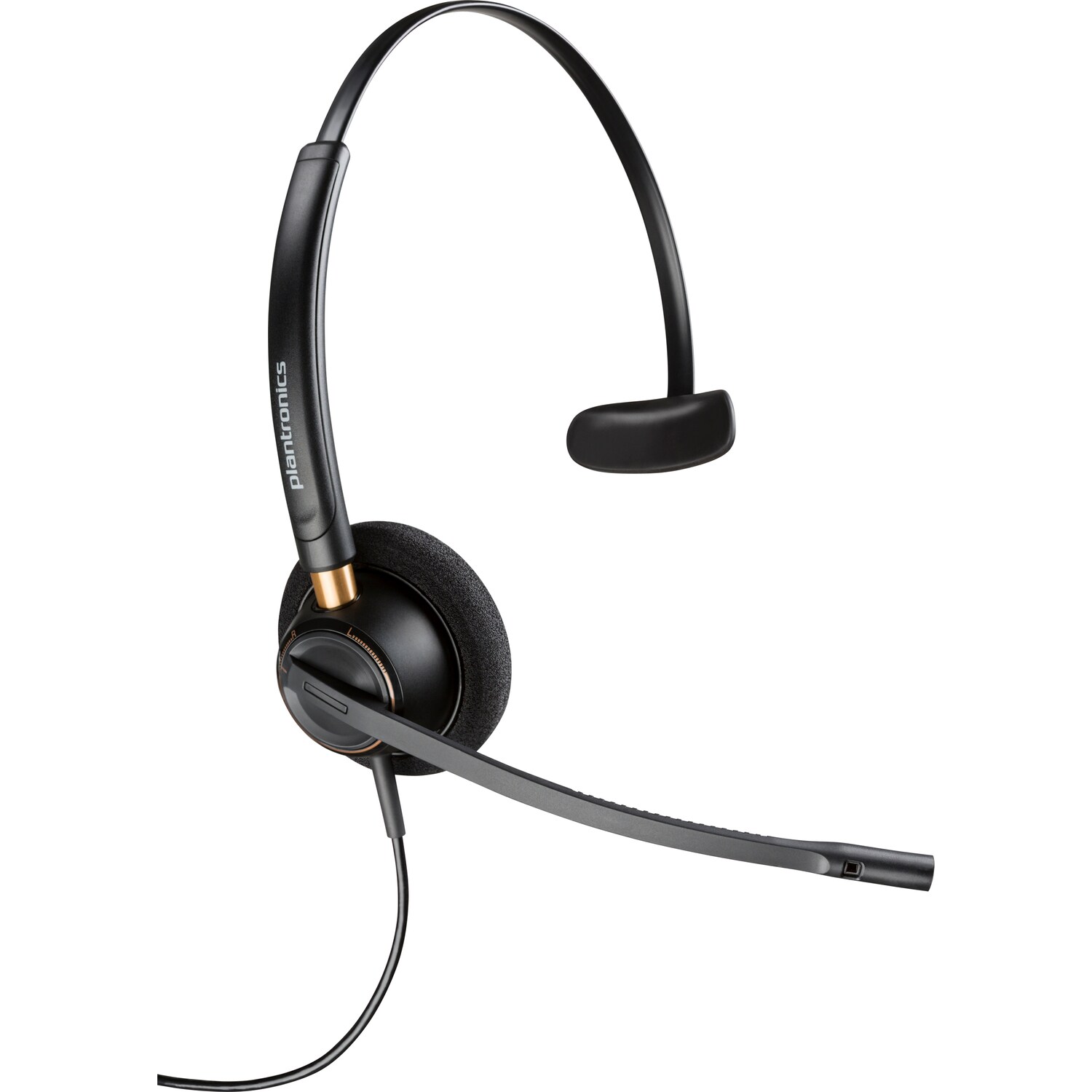 Гарнитура проводная Poly On-ear EncorePro 510 Black (783Q2AA) - Фото 1