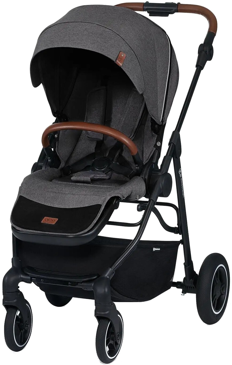 Коляска прогулянкова Kinderkraft All Road Ash Gray (KKWALROAGR0000) - Фото 1