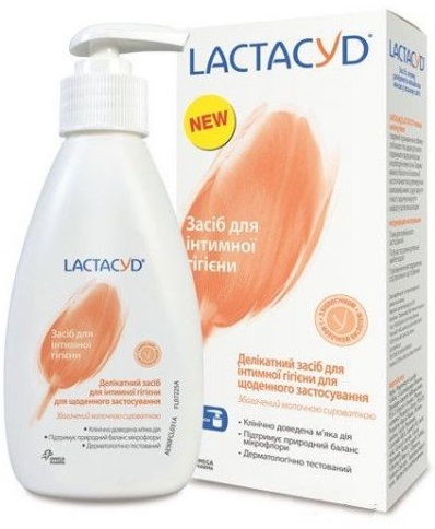 Гель для интимной гигиены Lactacyd с дозатором 400 мл (5391520943232) - Фото 1