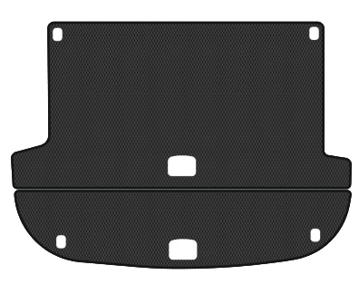 EVA килимок в багажник авто EVAtech для Santa FE (CM) Restyling (Hinged Gas Pedal) 5 seats (3 clips) Hyundai 2010-2012 2 покоління SUV EU (HY13313BE2RBB) - Фото 1