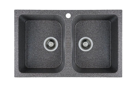 Мойка кухонная Platinum 7648W TWIN глянец Микс - Фото 1