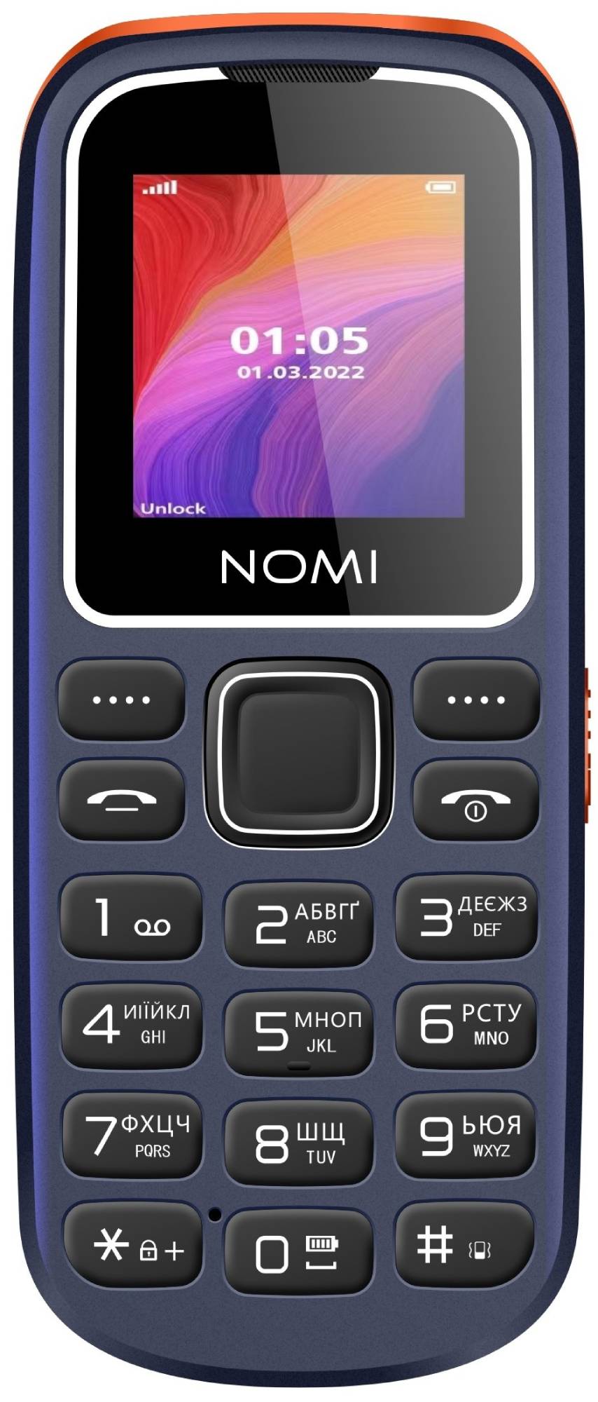 Мобільний телефон Nomi i1441 Dual Sim Blue - Фото 1
