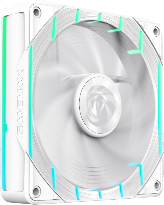 Корпусный вентилятор Gamemax Tornado T12 ARGB-W - Фото 1