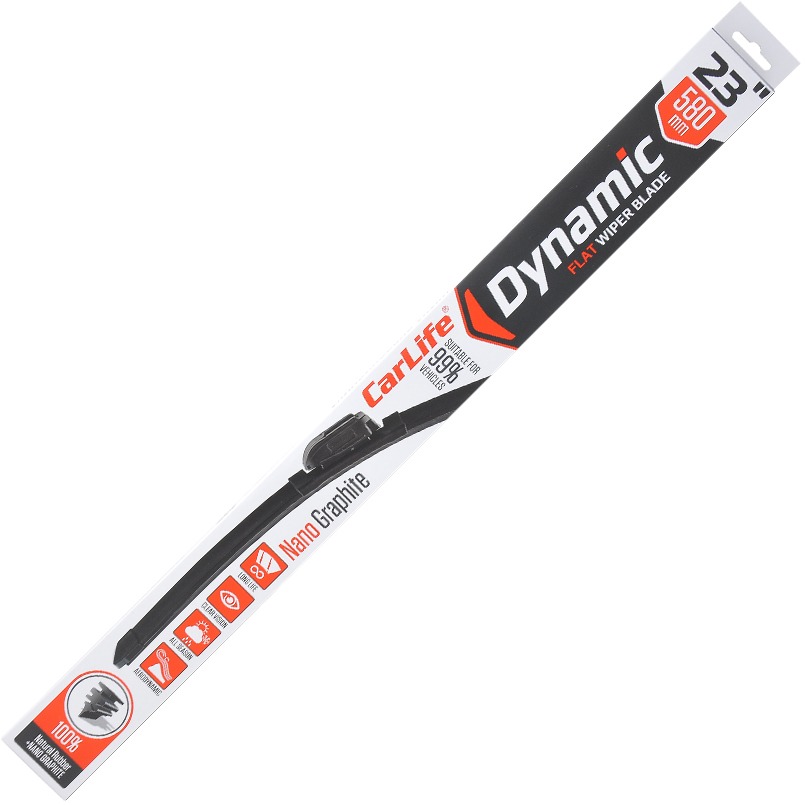 Щітка склоочисника CarLife безкаркасна DYNAMIC 23/580 мм (D58) - Фото 1