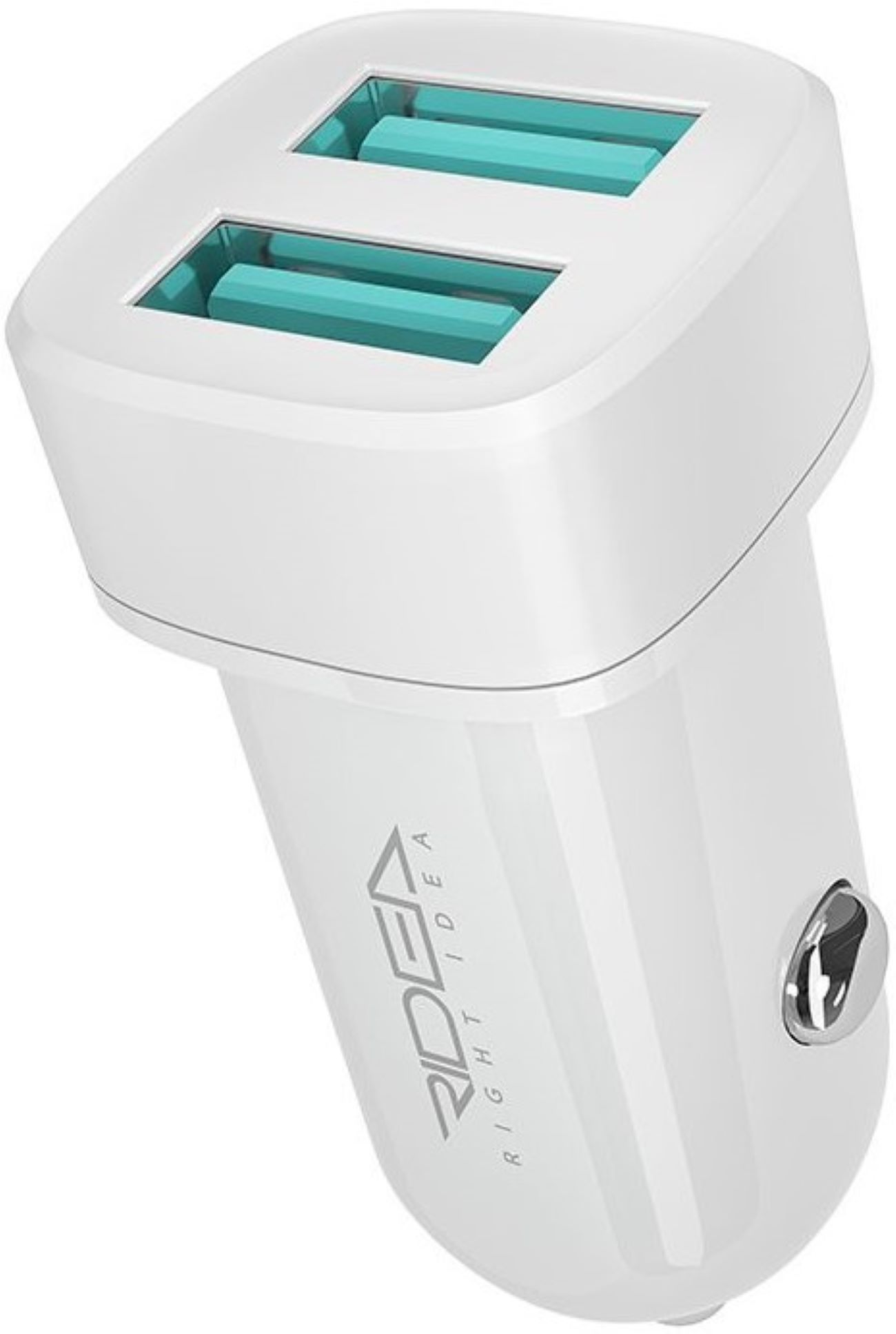 Автомобильное зарядное устройство Ridea Grand Type-C 2USB 2.4 A White (RCC-21212) - Фото 1