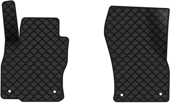 Килимки з екошкіри в салон авто передні EVAtech для Superb (B8) Skoda 2015-2024 3 покоління Combi EU (SK3278AM2AV4BBB) - Фото 1