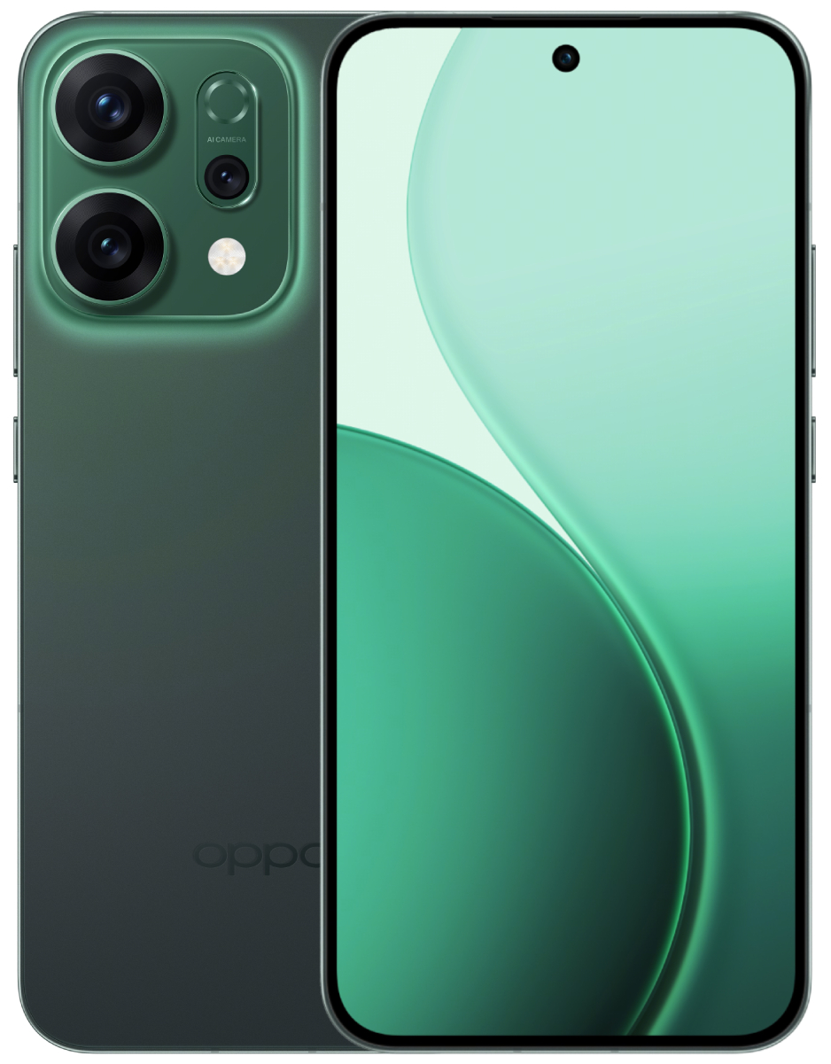 Смартфон Oppo Reno 14 5G 12/256Gb Luminous Green - Фото 1