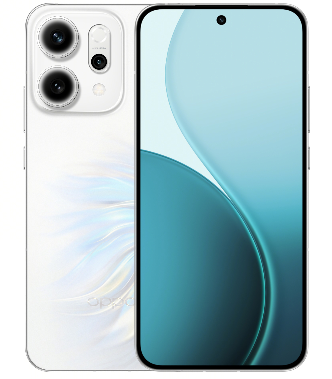 Смартфон Oppo Reno 14 5G 12/256Gb Opal White - Фото 1
