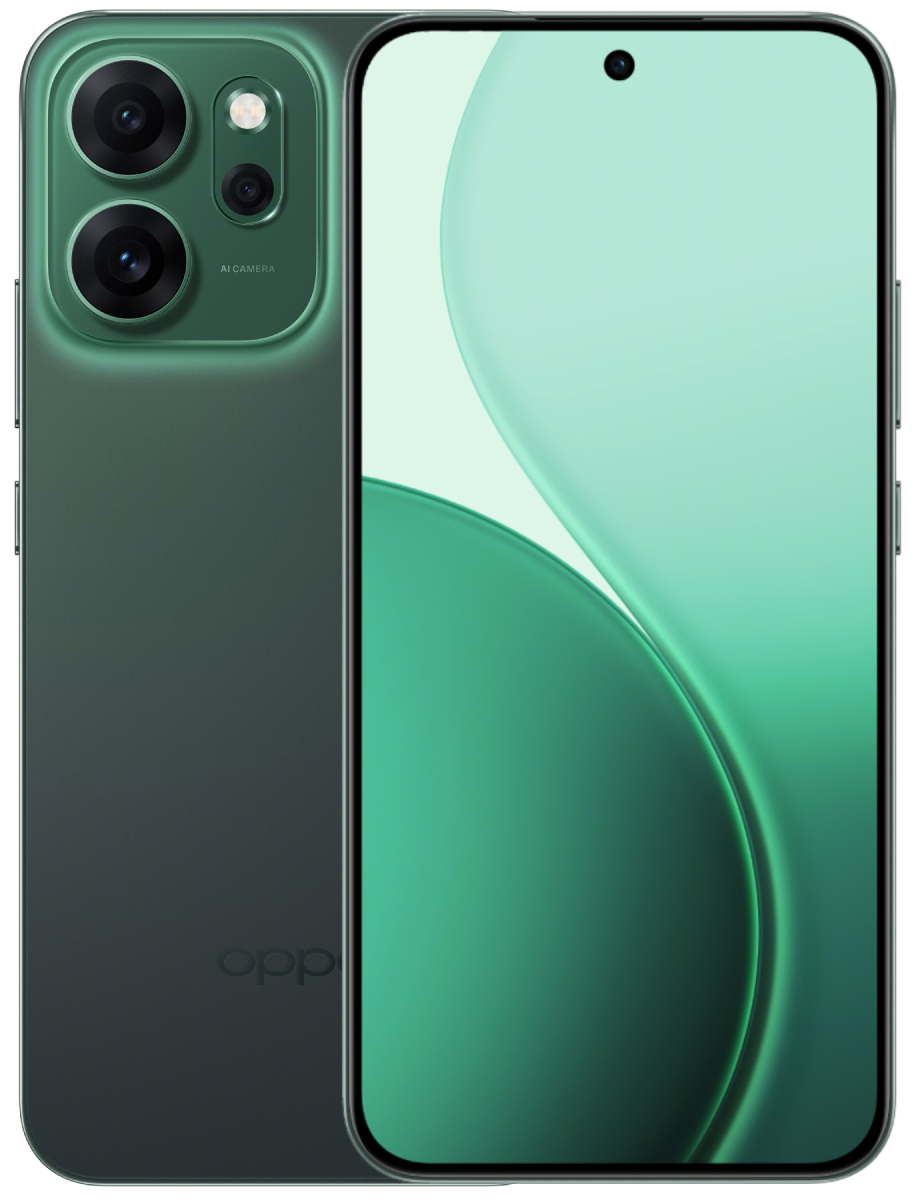 Смартфон Oppo Reno 14FS 5G 12/512Gb Luminous Green - Фото 1