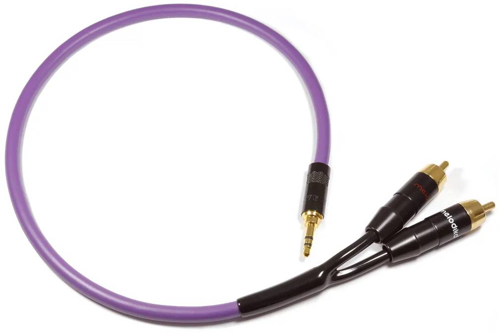 Кабель 3.5 мм - RCA Melodika 2xRCA length 0.5m (MDMJ2R05) - Фото 1