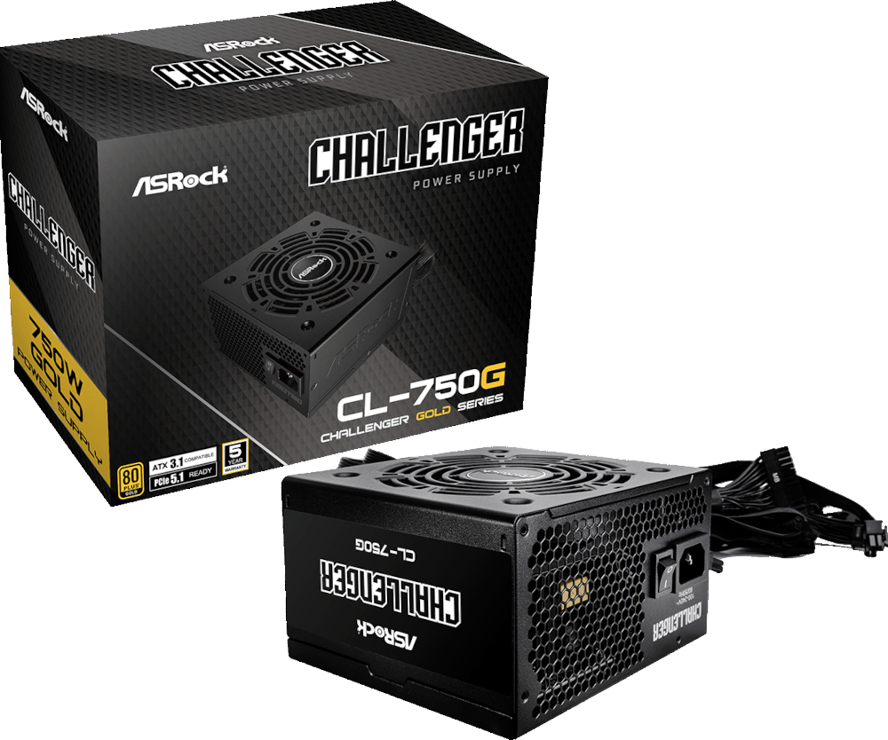 Блок питания для ПК ASRock 750W (CL-750G) - Фото 1