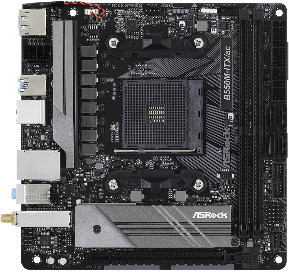 Материнская плата ASRock B550M-ITX/AC DDR4 - Фото 1