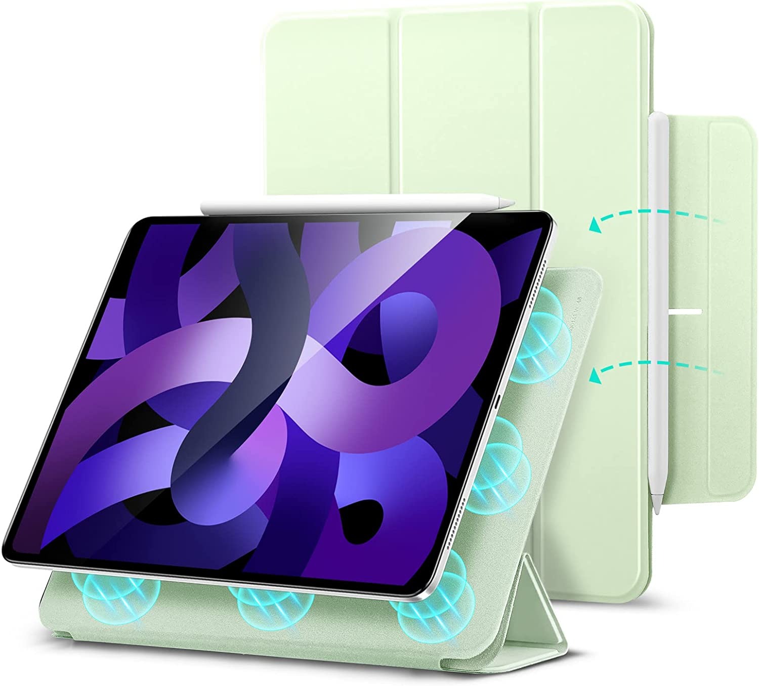 Чохол-клавіатура для планшета BeCover Magnetic BeCover for Apple iPad 10.9" (2022/2024)/iPad (А16) 2025 11" Green (708534) - Фото 1
