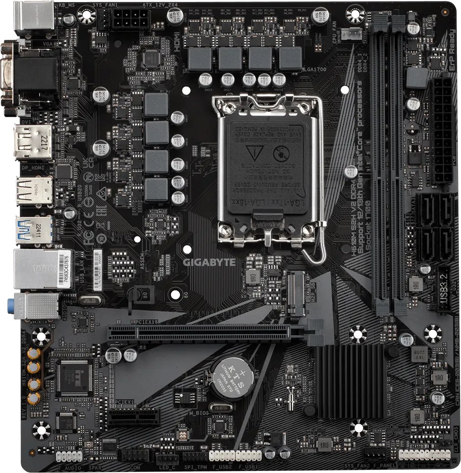 Материнская плата Gigabyte H610M S2H V2 DDR5 - Фото 1