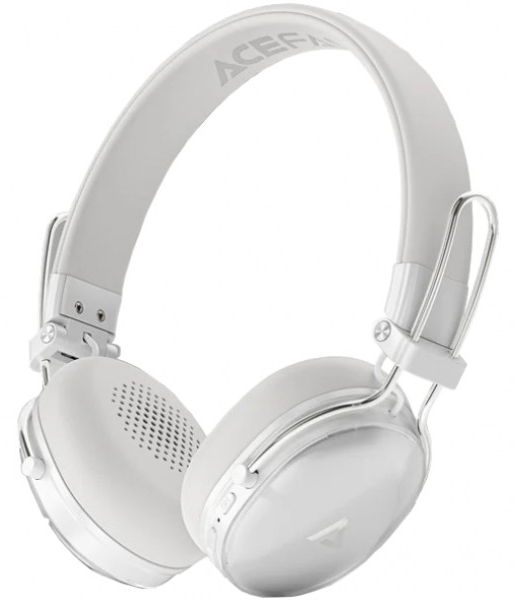 Наушники накладные беспроводные AceFast H7 ANC Bluetooth Pearl White (6974316283560) - Фото 1