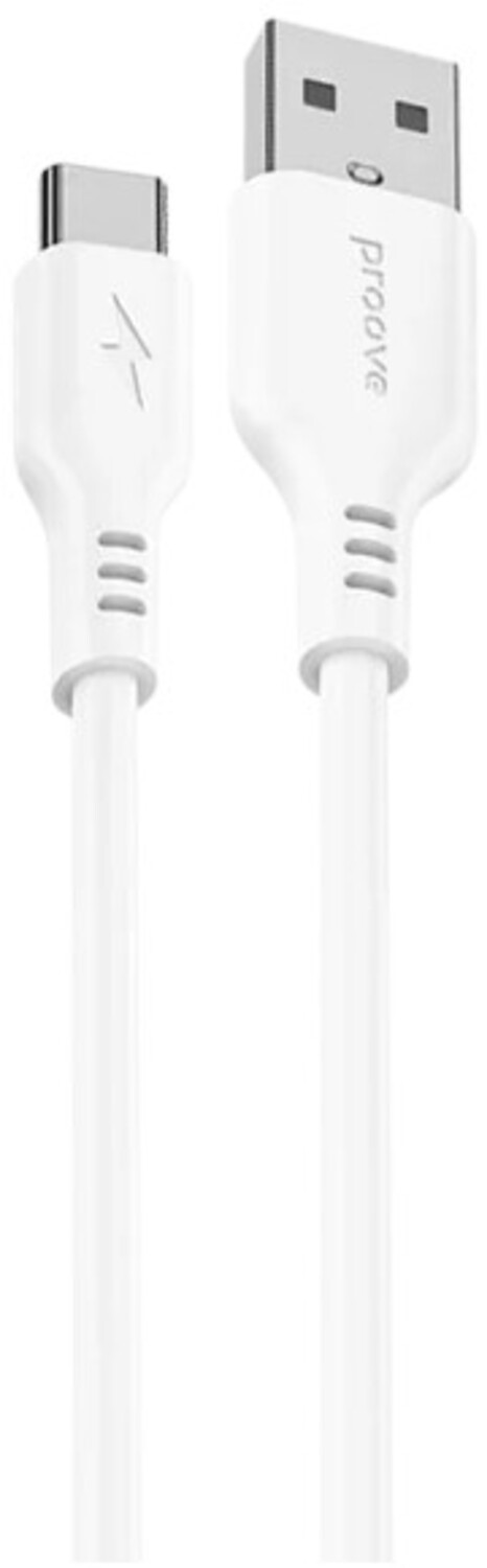 Кабель синхронизации данных Proove Rebirth USB to Type-C 2.4A 1m White (CCRE27001202) - Фото 1