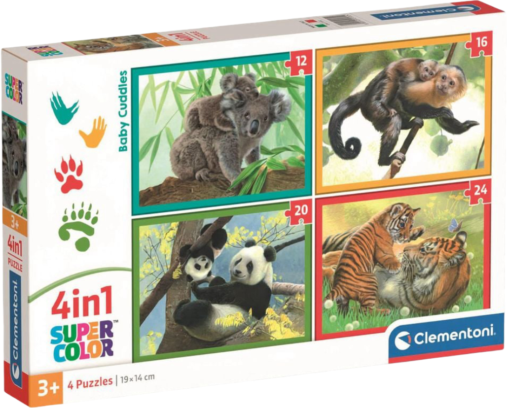 Купити Пазли (3-4 роки) Clementoni Baby Cuddles 12,16,20 та 24 ел. (21532) - Фото 1 Пазли (3-4 роки) Clementoni Baby Cuddles 12,16,20 та 24 ел. (21532) - Фото 1