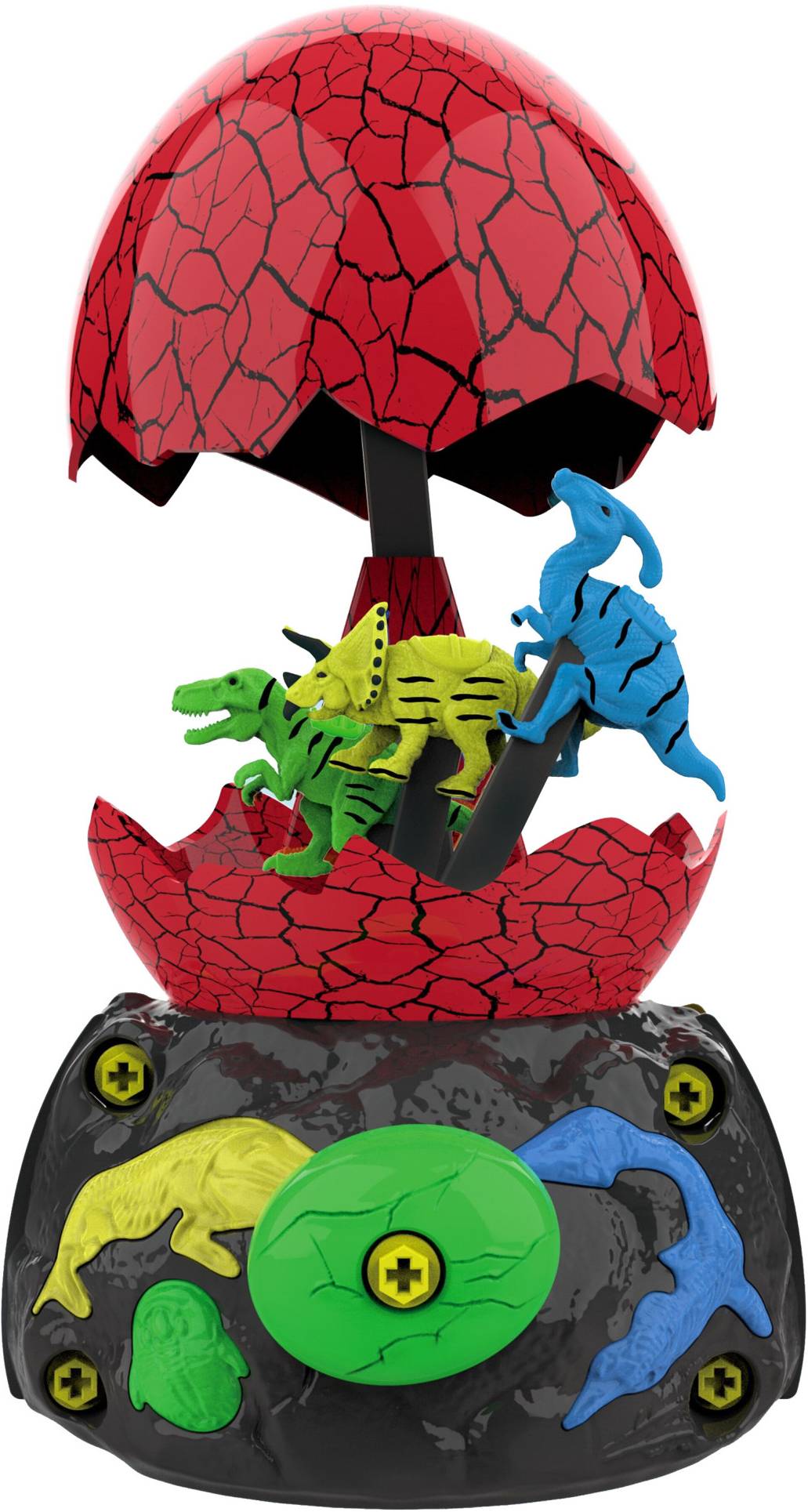 Набір ігрових фігурок Jiehui Toys Конструктор Парк атракціонів Динозавр розбирається (1106) - Фото 1