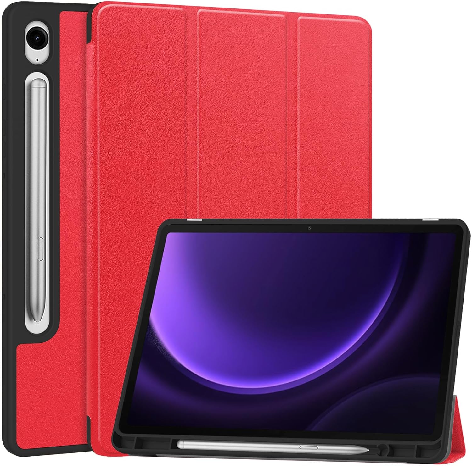 Чехол для планшета BeCover Flexible TPU Mate for Samsung Galaxy Tab S10 FE (SM-X520/SM-X526) 10.9" Red (713267) - Фото 1