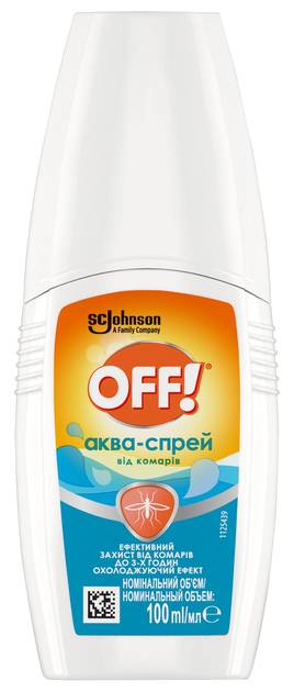 Спрей от насекомых OFF 100 мл (8002030142974) - Фото 1