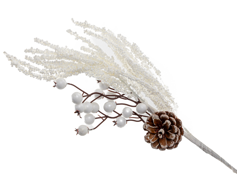 Ветка декоративная Lefard хвойная 45 см (801-530) - Фото 1